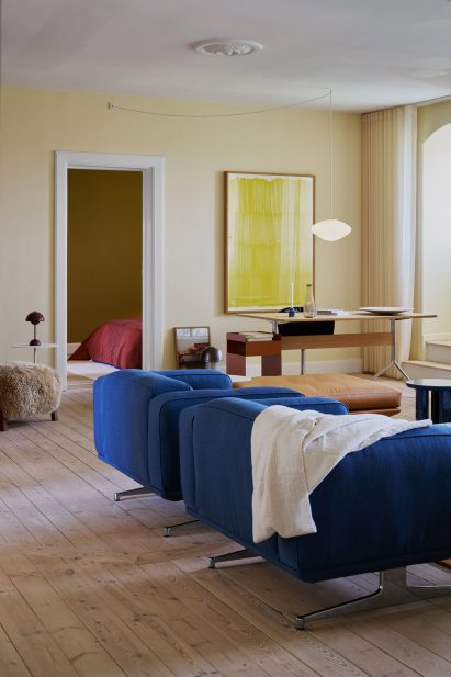 Living room and office in The Apartment in Under One Roof by &Tradition
