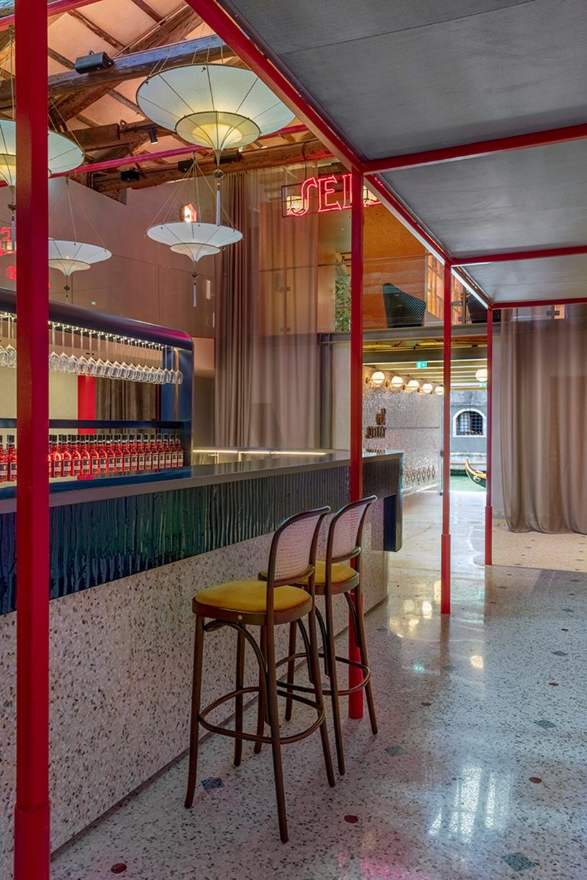 Ca' Select bar, visitor centre and production facility in Venice
