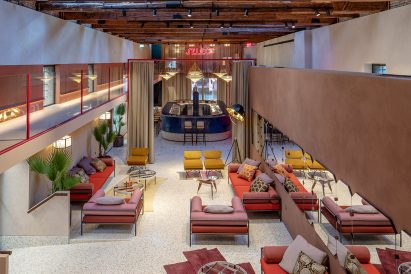 Events space at Ca' Select bar in Venice
