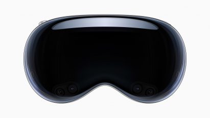 Front view of Vision Pro