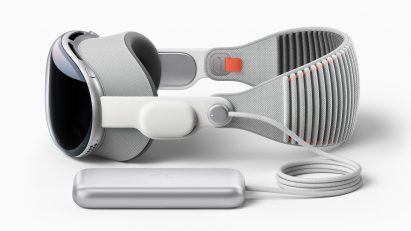 Side view of Vision Pro