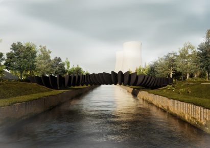 Render of sculptural Asiat-Darse bridge