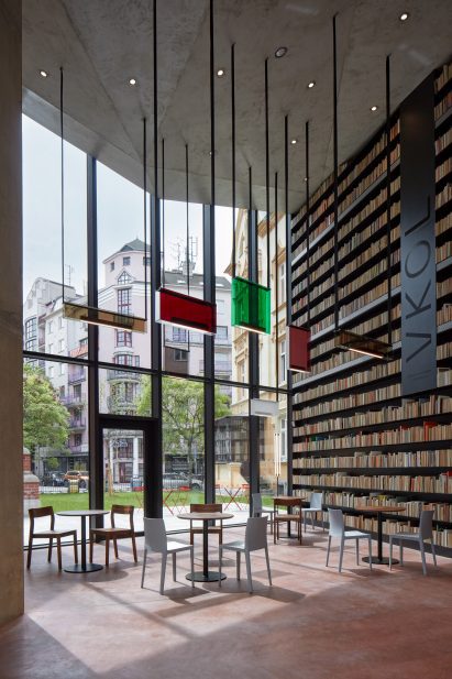 Interior image of the library