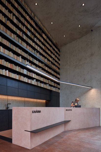 Photo of a reception desk