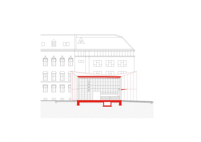 Section of Cerveny Kostel