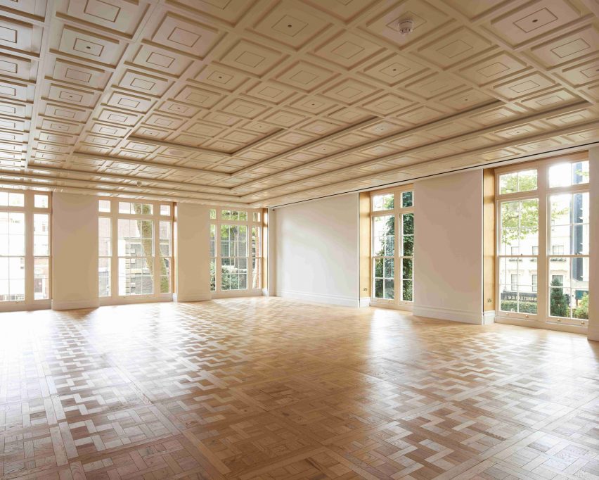 Empty room with wooden floors