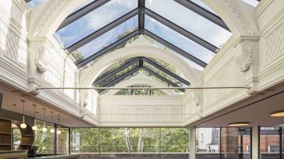 refurbished BAFTA headquarters by Benedetti Architects