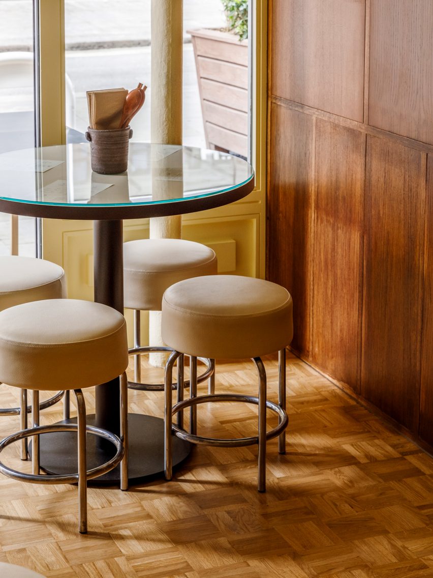 Custom-made tables in Bao Mary