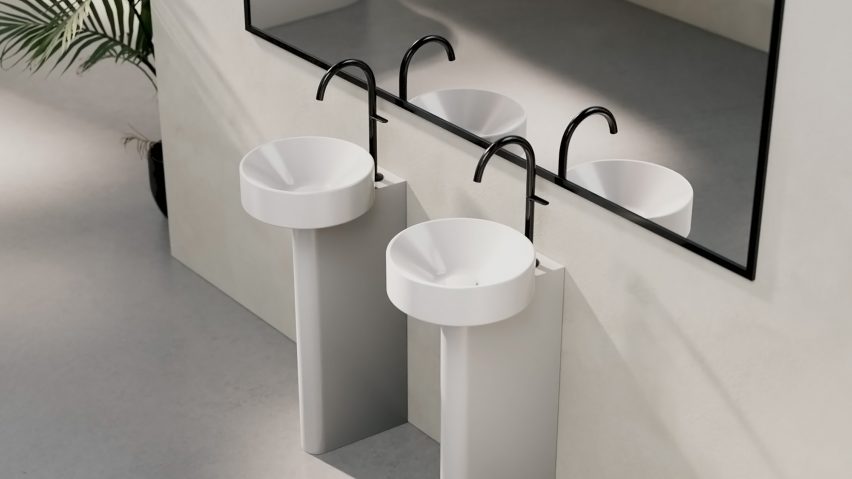 BetteSuno washbasins by Barber Osgerby for Bette