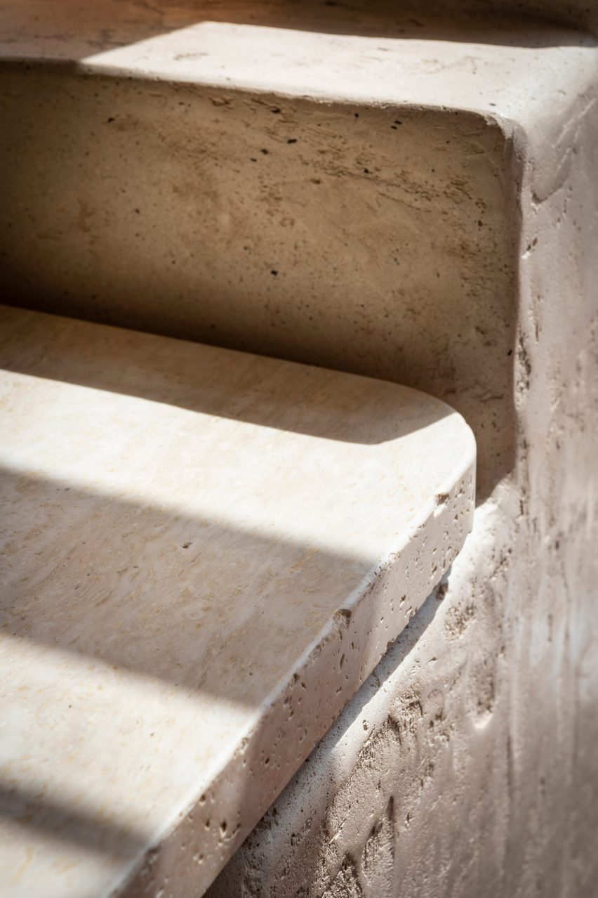 Salvaged stone display