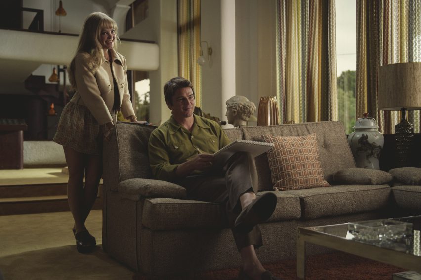 Actors on set of Beyond the Sea Black Mirror episode