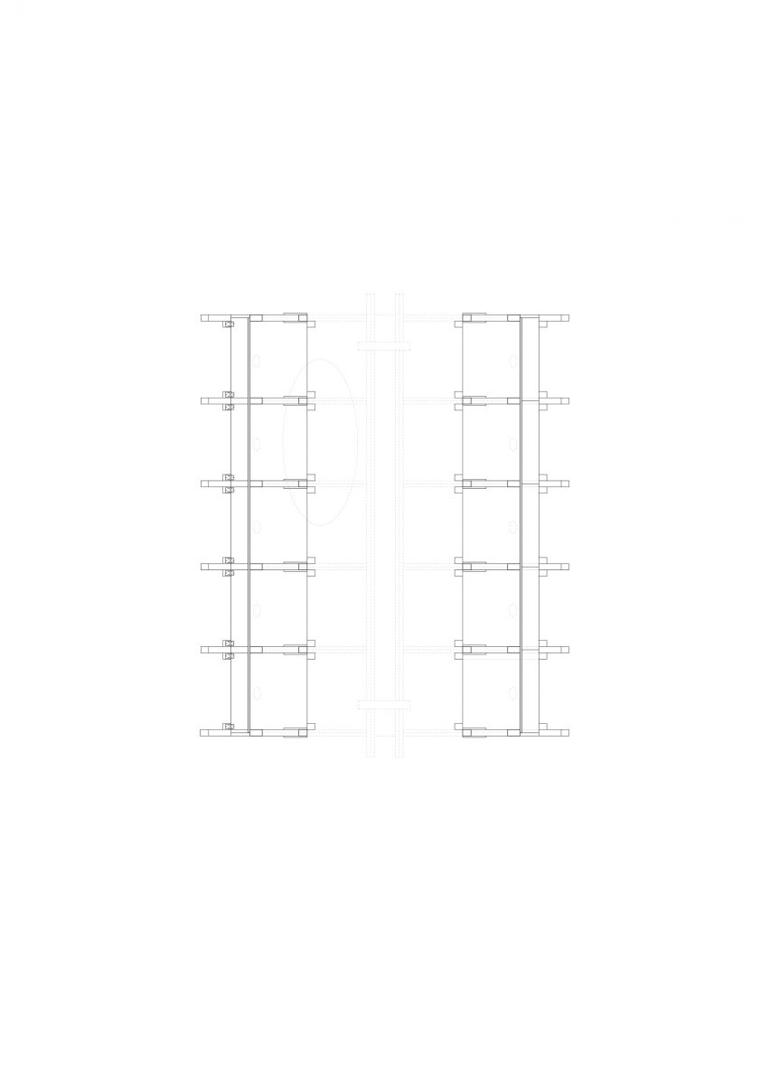 Floor plan of Black Pavilion by Buero Wagner