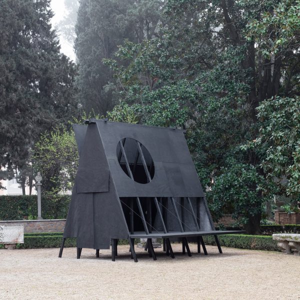 Exterior of Black Pavilion by Buero Wagner