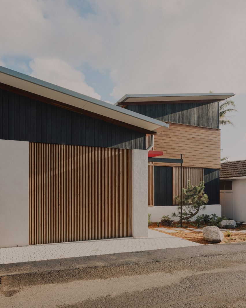 Exterior of Butterfly House in Australia by Dane Taylor Design