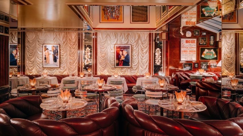 Studio Kiki imbues Carlotta restaurant interiors with “old-school glitz and glamour”