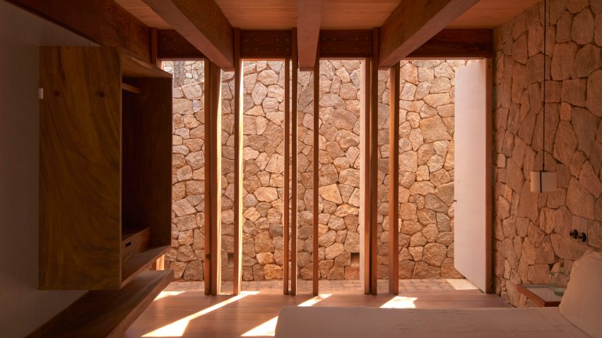 Cometa House is nestled within trees on coastal site in Oaxaca