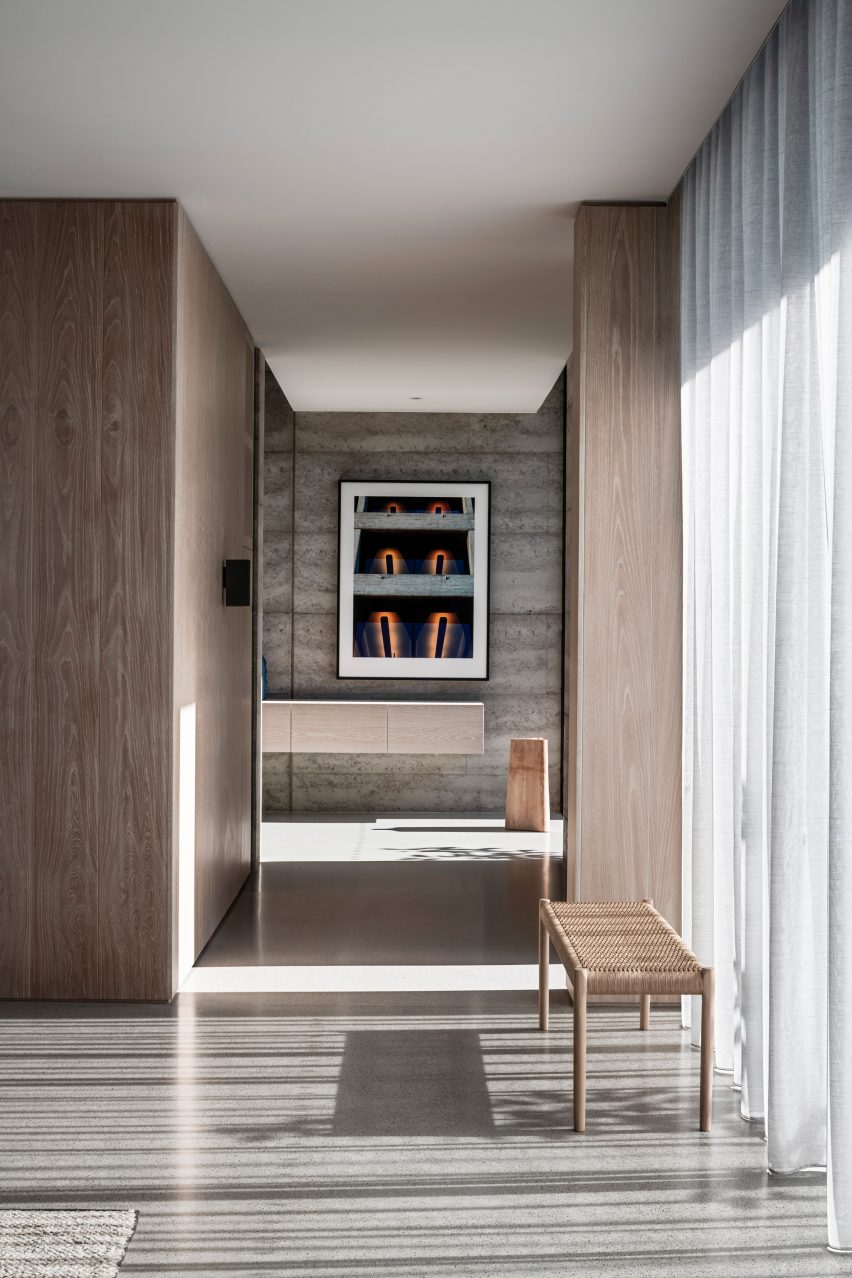 Rammed-earth house in Australia