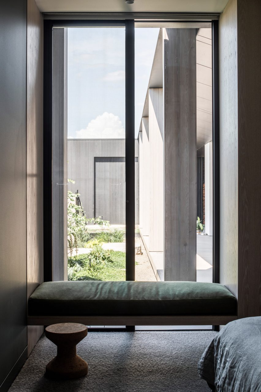 Rammed-earth house in Australia