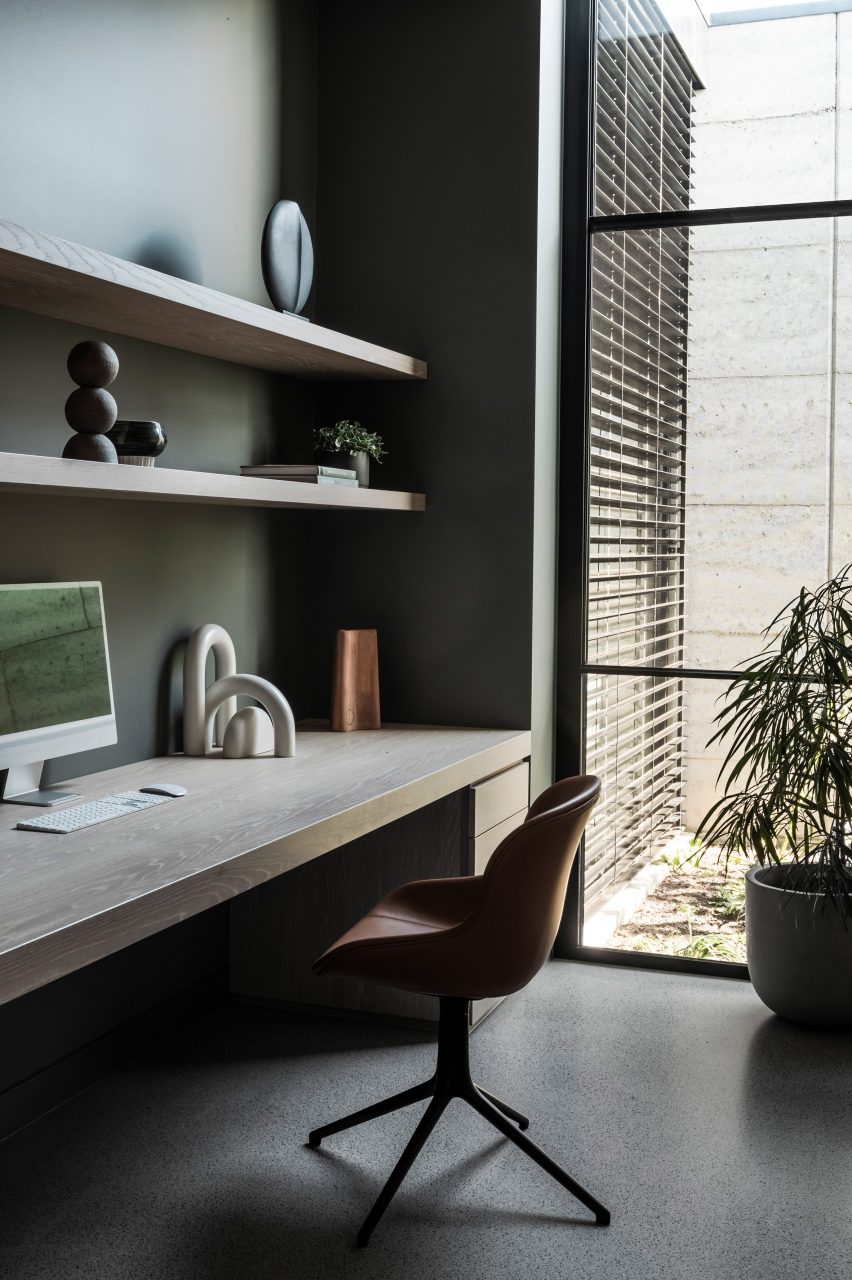 Rammed-earth house in Australia