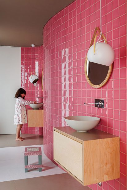 Pink bathroom