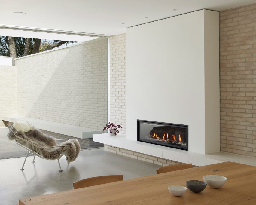 Interior of Case House by Ström Architects