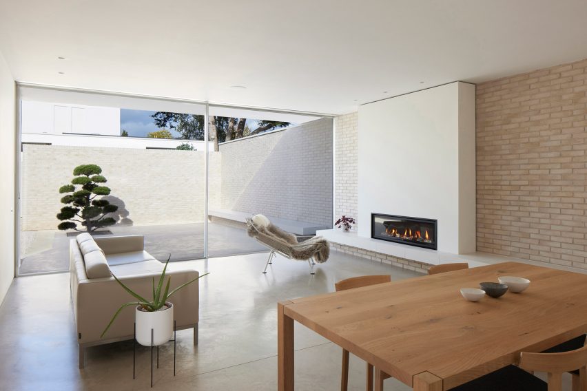 Interior of Case House by Ström Architects