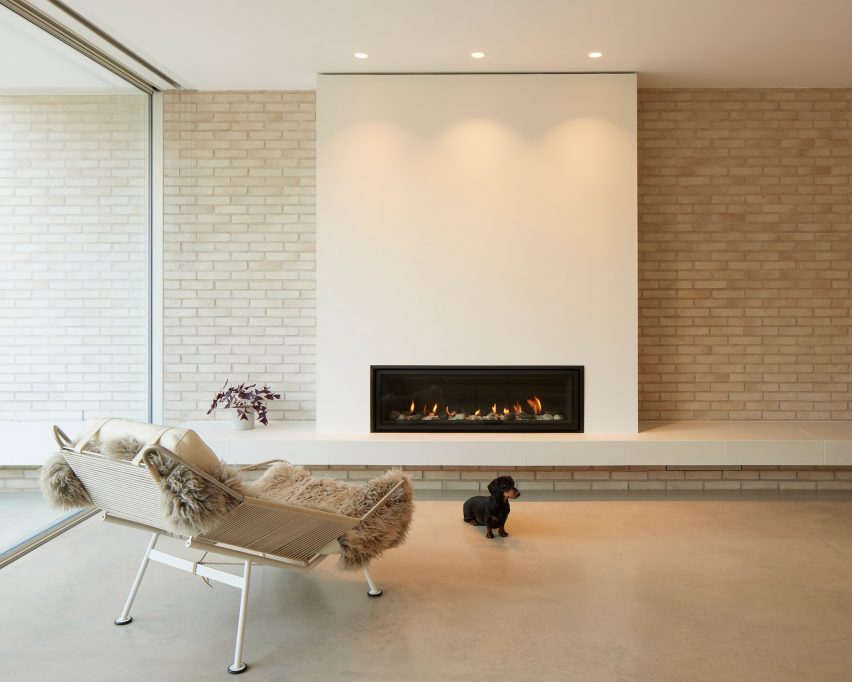 Interior of Case House by Ström Architects