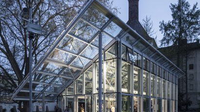 Exterior photo of Mendel's Greenhouse