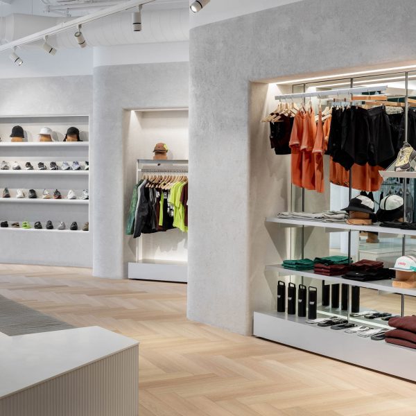 MRDK uses arches and mosaics for Ciele Athletics store in Montreal