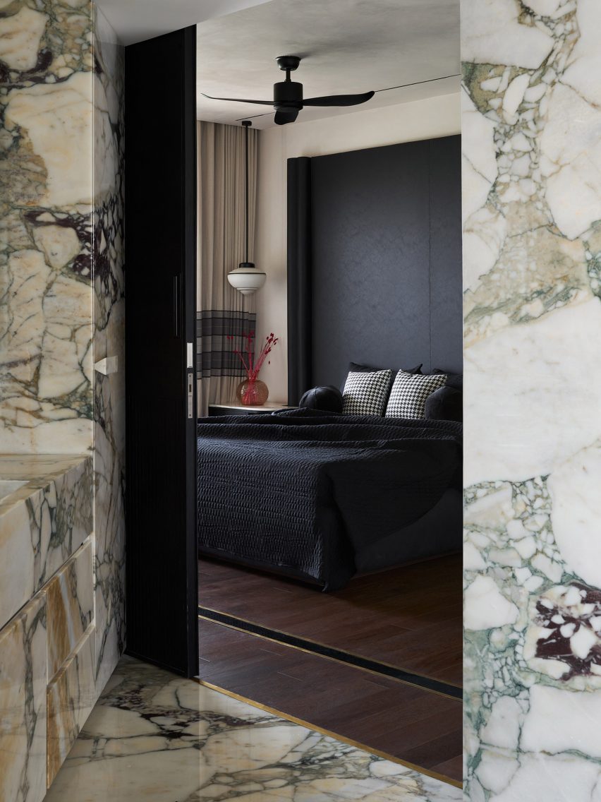 Bedroom interior of Clermont Residence