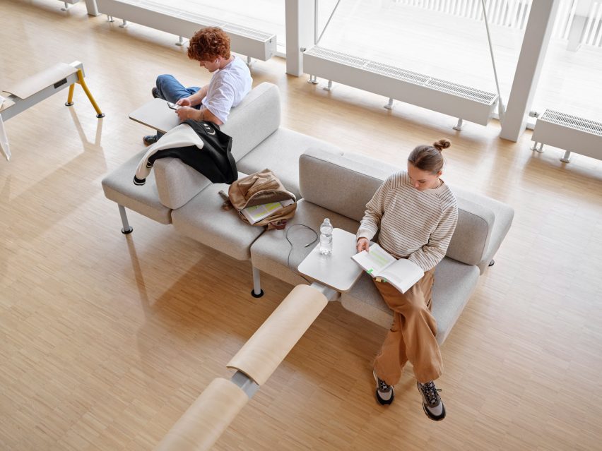 CoLab classroom furniture by Pearson Lloyd for Senator