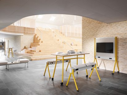 CoLab classroom furniture by Pearson Lloyd for Senator