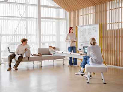 CoLab classroom furniture by Pearson Lloyd for Senator