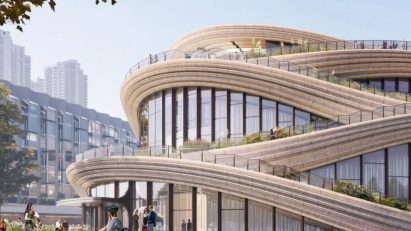 Heatherwick Studio reveals design for Shanghai exhibition hall wrapped in "ribbons"