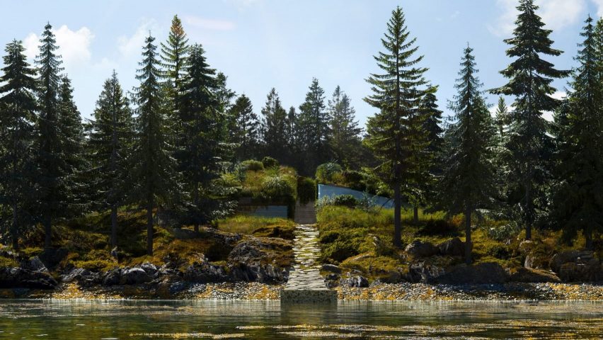 Bjarke Ingels designs Vollebak Island home to demonstrate "philosophy of hedonistic sustainability"