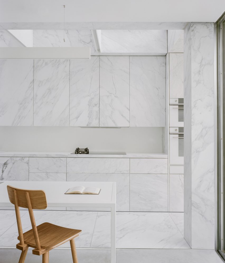 Marble extension to Victorian home