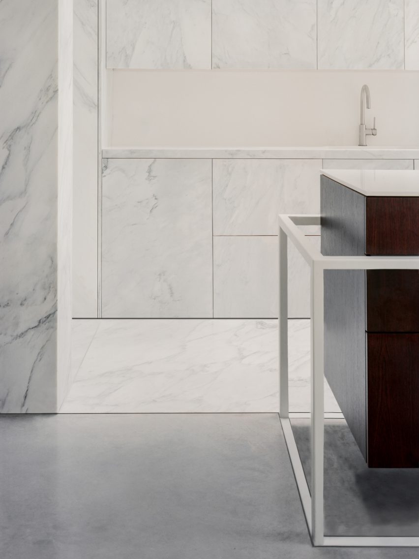 Marble extension to Victorian home
