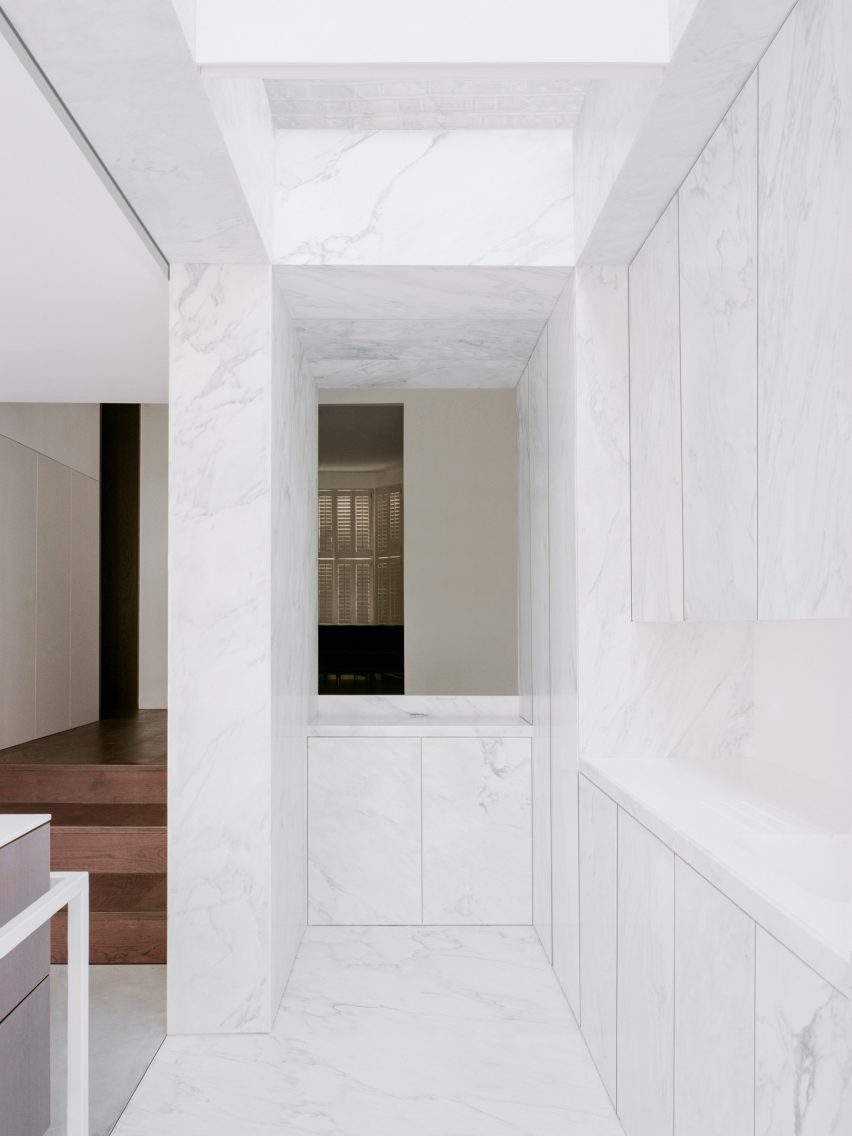 Marble extension to Victorian home