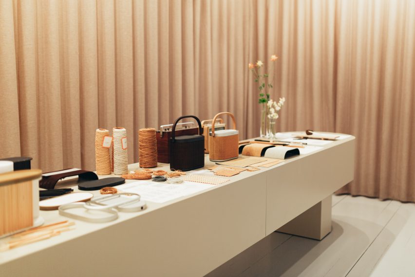 A table showed the different prototypes for the design