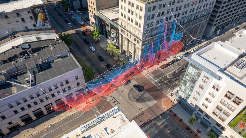 twine sculpture columbus
