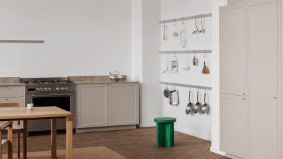 Neutral coloured kitchen