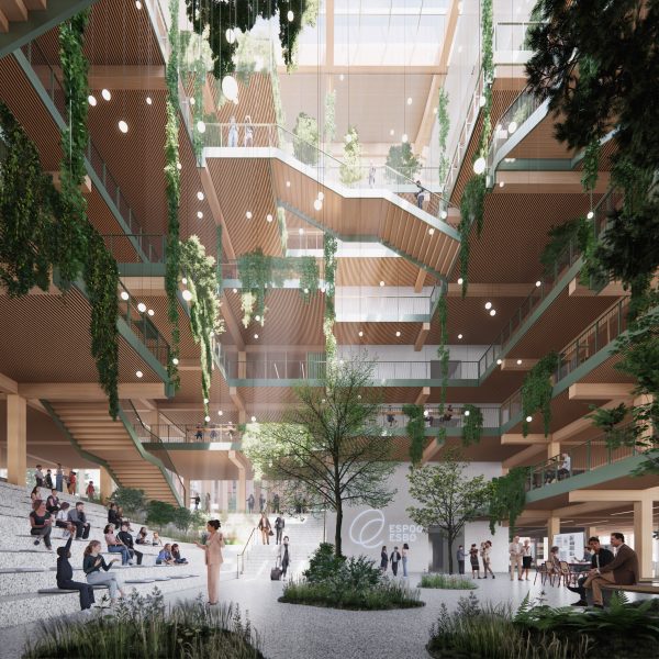 Atrium inside Espoo House