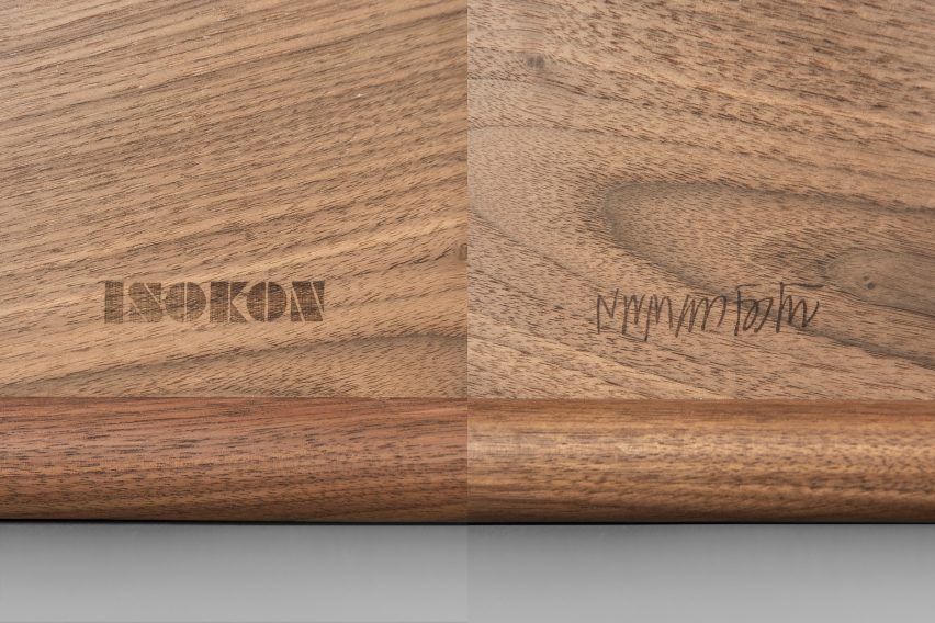 Plywood with engraving on it