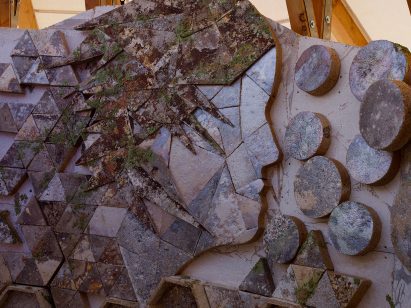 Glastonbury's mushroom mycelium pavilion