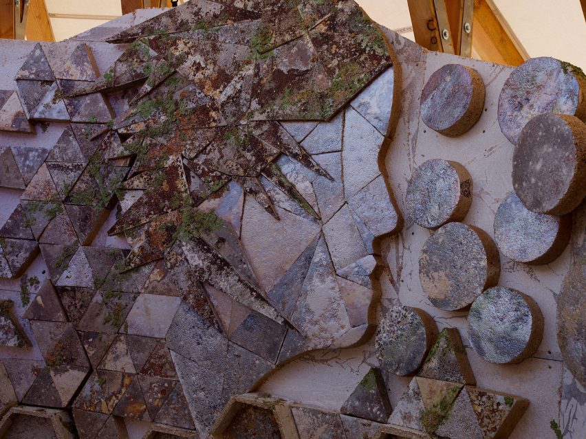 Glastonbury's mushroom mycelium pavilion