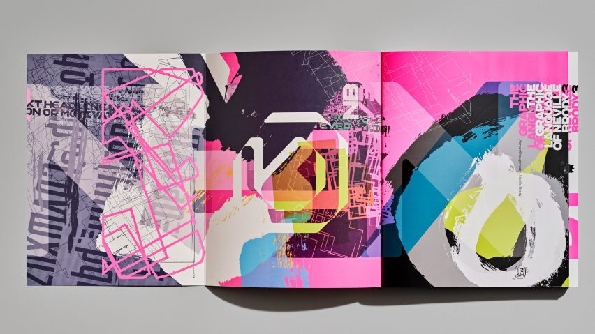 The Graphic Language of Neville Brody, inside cover spread