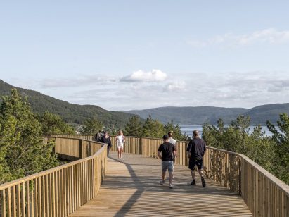 Wooden walkway