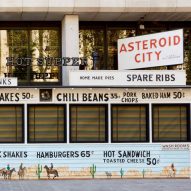 View of Wes Anderson's Asteroid City exhibition