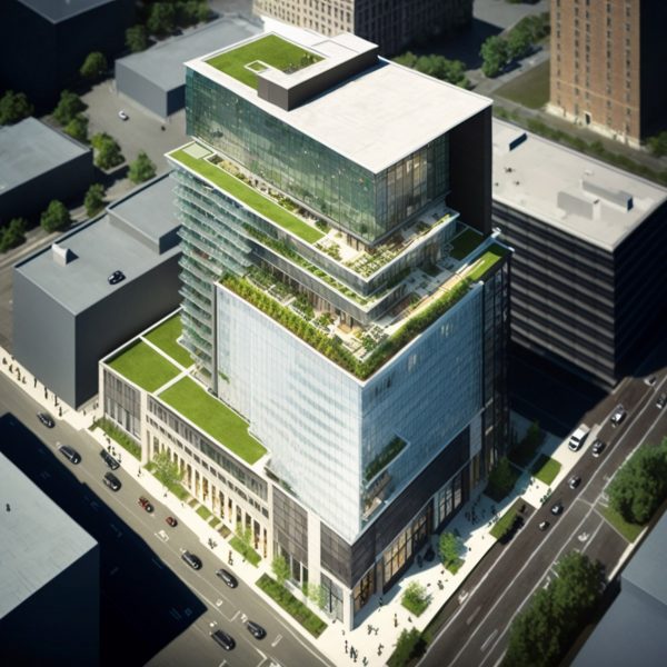 Hickok Cole building designed using ChatGPT