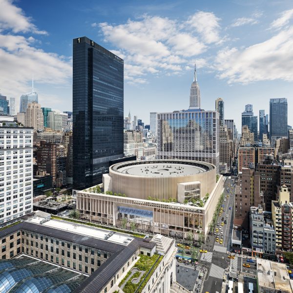 Penn Station plan from the air